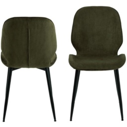 Femke Dining Chair - Olive Green - thumbnail 5