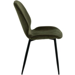 Femke Dining Chair - Olive Green - thumbnail 3