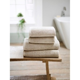 The Lyndon Company Linwood Cotton Towels - Biscuit - Sheet
