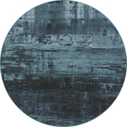 Mastercraft 063-0378/5131 Galleria Round Rug - Blue - 200cm Circle - thumbnail 1