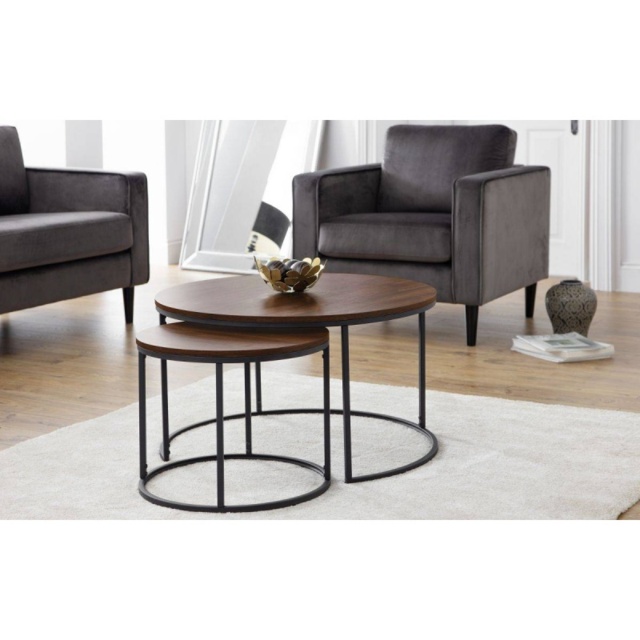 Julian Bowen Bellini Round Nesting Coffee Table - image 1