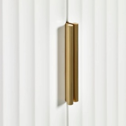 Julian Bowen Murano 2 Door 1 Drawer Wardrobe - Matt White - thumbnail 6