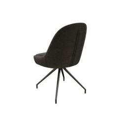 Akante Miami Swivel Dining Chair - Anthracite - thumbnail 2