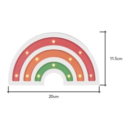 BHS Glow Wooden Rainbow Light - thumbnail 2