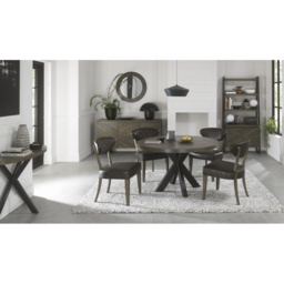 Winnipeg Fumed Oak 125cm Dining Table - thumbnail 2