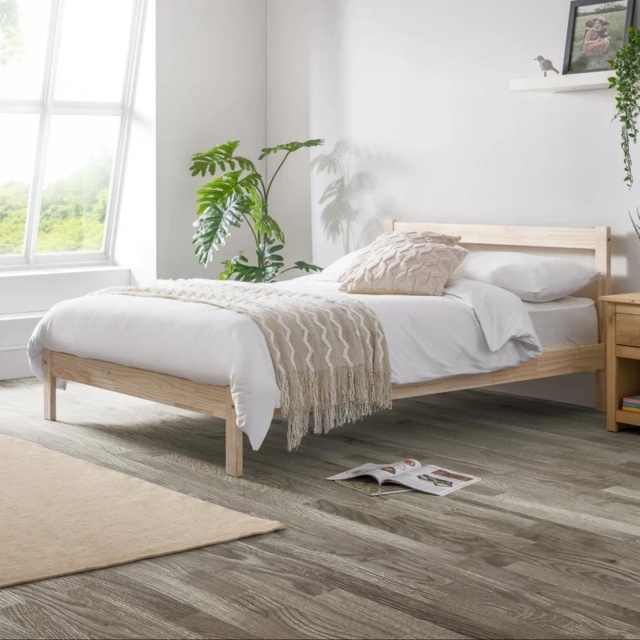 Julian Bowen Sami Bed - Unfinished Pine - 135cm Double - image 1
