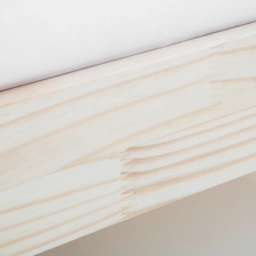 Julian Bowen Sami Bed - Unfinished Pine - 135cm Double - thumbnail 3