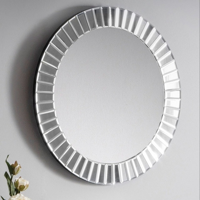 Julian Bowen Sonata Small Round Wall Mirror - image 1