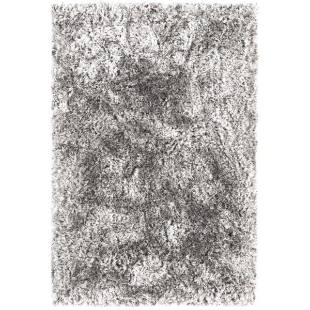 Asiatic Plush Luxury Shaggy Rug - Silver - 120x170cm - image 1