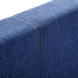Julian Bowen Rialto Bed - Dark Blue Linen - 135cm Double - thumbnail 6