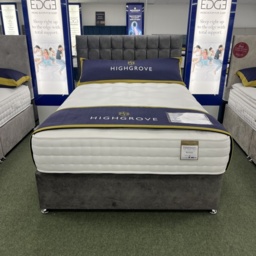 Highgrove Brixton Mattress and Divan Set - 150cm King - 4 Drawers - thumbnail 2