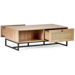 Julian Bowen Padstow Rectangular Coffee Table - Oak - thumbnail 4