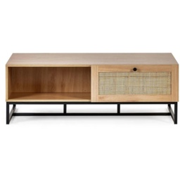 Julian Bowen Padstow Rectangular Coffee Table - Oak - thumbnail 2