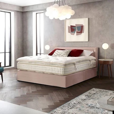 Harrison Spinks Valiant Mattress and Divan Set - 135cm Double - Padded Top - 2 Drawers - image 1