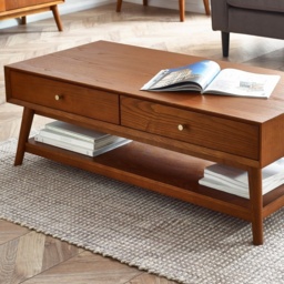 Julian Bowen Lowry Rectangular 4 Drawer Coffee Table - thumbnail 2
