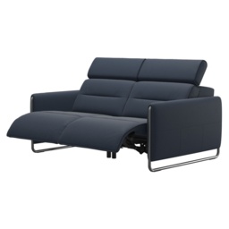 Stressless Emily 2 Seater Power Recliner Sofa With Steel Arms - Noblesse Leather - thumbnail 2