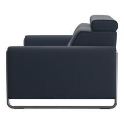 Stressless Emily 2 Seater Power Recliner Sofa With Steel Arms - Noblesse Leather - thumbnail 4