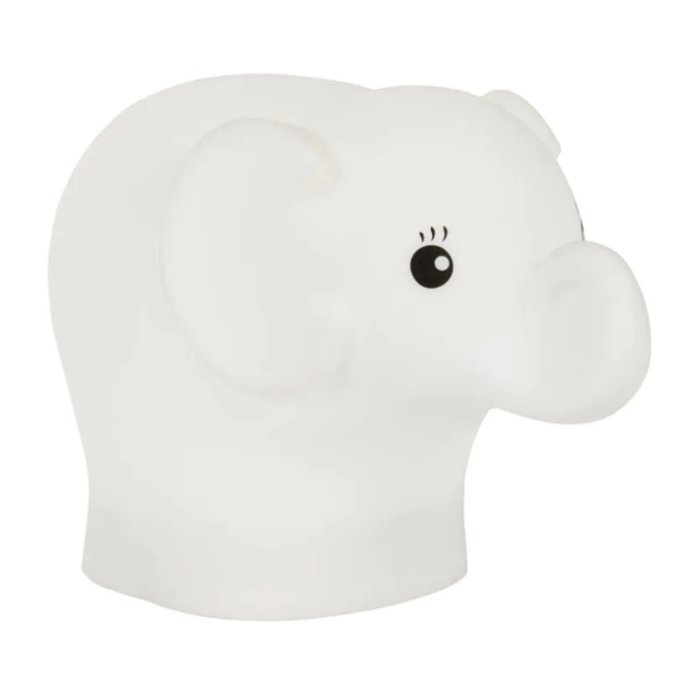 BHS Glow Elephant Colour Changing Night Light - Multi - image 1