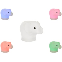 BHS Glow Elephant Colour Changing Night Light - Multi - thumbnail 2