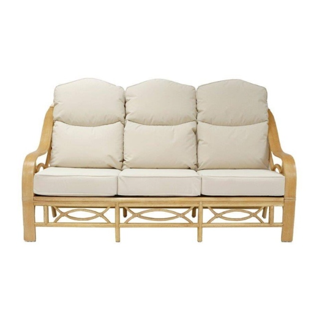 Daro Andorra Natural Wash 3 Seater Lounging Sofa - Fabric Grade B - image 1