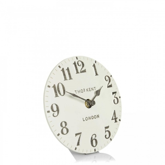 Thomas Kent Arabic Limestone 6In Mantel Clock - image 1