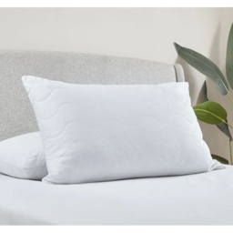 Catherine Lansfield Soft Touch Quilted Pillow Pair - thumbnail 2