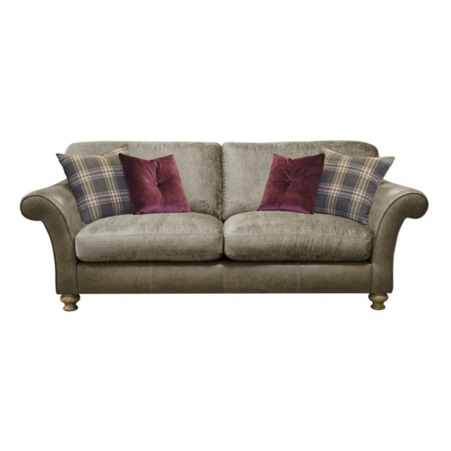 Milton 3 Seater Standard Back Sofa - Leather Grade A - image 1