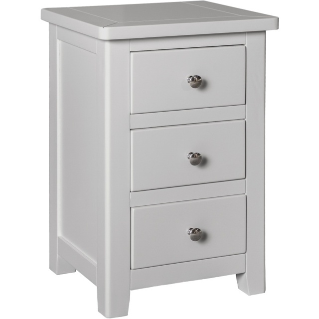 Cannes Bedside Cabinet - Painted Pebble Grey