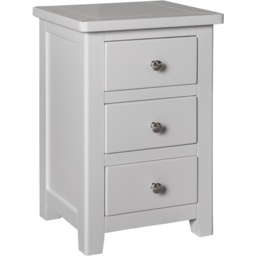 Cannes Bedside Cabinet - Painted Pebble Grey