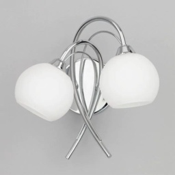 BHS Soni Wall Light - Chrome/Opal