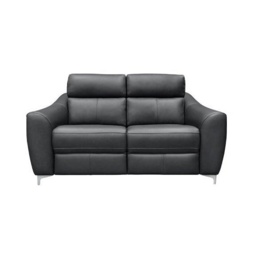 G Plan Monza 2 Seater Recliner Sofa - Leather Grade L - Double Power with USB - thumbnail 5