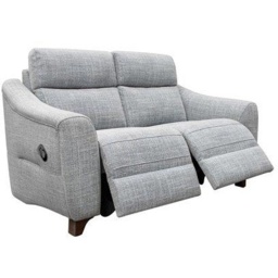 G Plan Monza 2 Seater Recliner Sofa - Leather Grade L - Double Power with USB - thumbnail 4