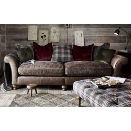 Milton 3 Seater Pillow Back Sofa - Leather Grade A - thumbnail 3