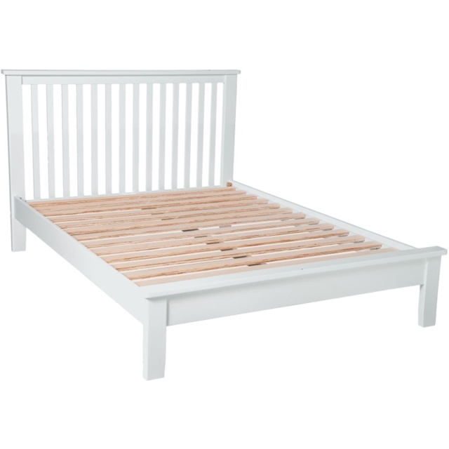 Cannes Bed Frame - Painted White - 150cm King 5ft - image 1