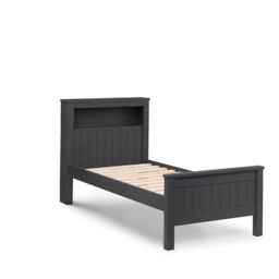 Julian Bowen Maine Bookcase Bed 90cm Single - Anthracite - 90cm Single - thumbnail 4