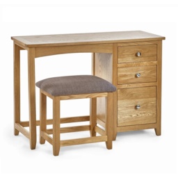 Julian Bowen Mallory Single Dressing Table and Stool - thumbnail 3