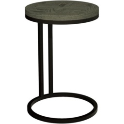 Markham Silver Grey Round Sofa Table - thumbnail 3