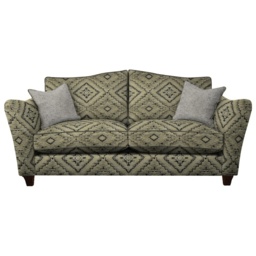 Parker Knoll Harriet Large 2 Seater Formal Back Fabric Sofa - Fabric Grade C