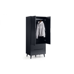 Julian Bowen Alicia Combination Wardrobe - Anthracite - thumbnail 2