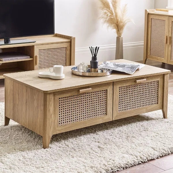 Julian Bowen Sydney Rectangular 2 Drawer Coffee Table - image 1