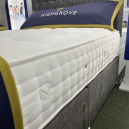 Highgrove Brixton Mattress and Divan Set With Headboard - 90cm Single - Side Lift Ottoman - Strutted Headboard - thumbnail 5