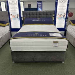 Highgrove Brixton Mattress and Divan Set With Headboard - 90cm Single - Side Lift Ottoman - Strutted Headboard - thumbnail 2
