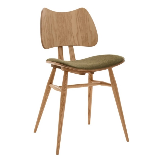 Ercol Upholstered Butterfly Dining Chair - Fabric Grade E - image 1