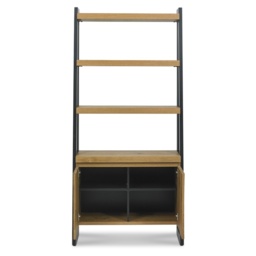 Winnipeg Rustic Oak Open Display Unit - thumbnail 3