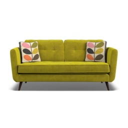 Orla Kiely Ivy Medium 3 Seater Sofa - House Plain Fabric - thumbnail 2
