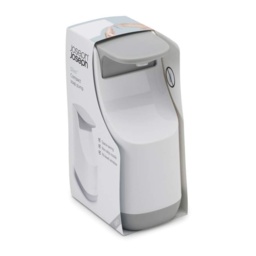 Joseph Joseph Slim Compact Soap Dispenser - WHITE/GREY - 6.2cm x 9.1cm x 14.1cm - thumbnail 2