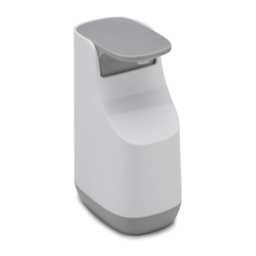 Joseph Joseph Slim Compact Soap Dispenser - WHITE/GREY - 6.2cm x 9.1cm x 14.1cm - thumbnail 1