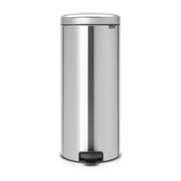 Brabantia Pedal Bin 30L - Matt Steel - Matt Steel