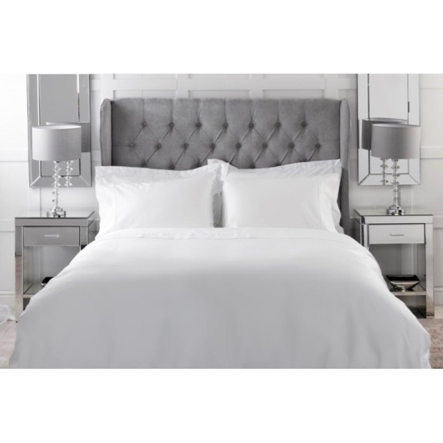 Belledorm Bamboo Duvet Cover - White - Single - image 1