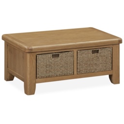Juniper Rectangular Coffee Table - Smoked Oak